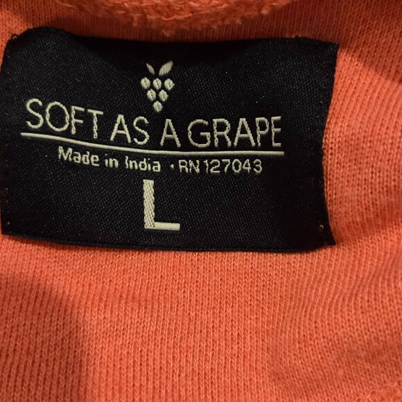 soft as a grape Cape Cod coral pink Sweater turtle neck  large neck sweater L - Picture 7 of 7